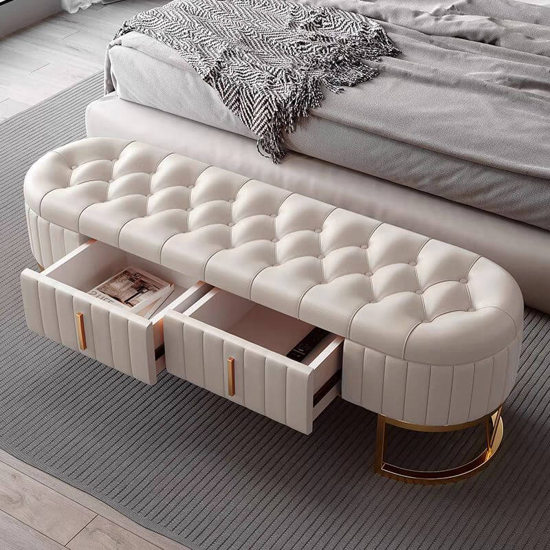 โซฟา MJhomedesigns SF085 สีขาว L150xW40xH50 cm