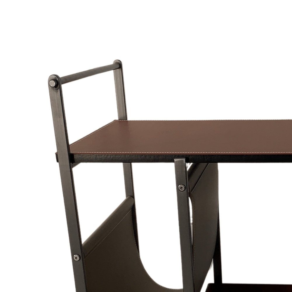 โต๊ะข้าง MJhomedesigns TB1229 สีน้ำตาล L80xW36xH60 cm_2
