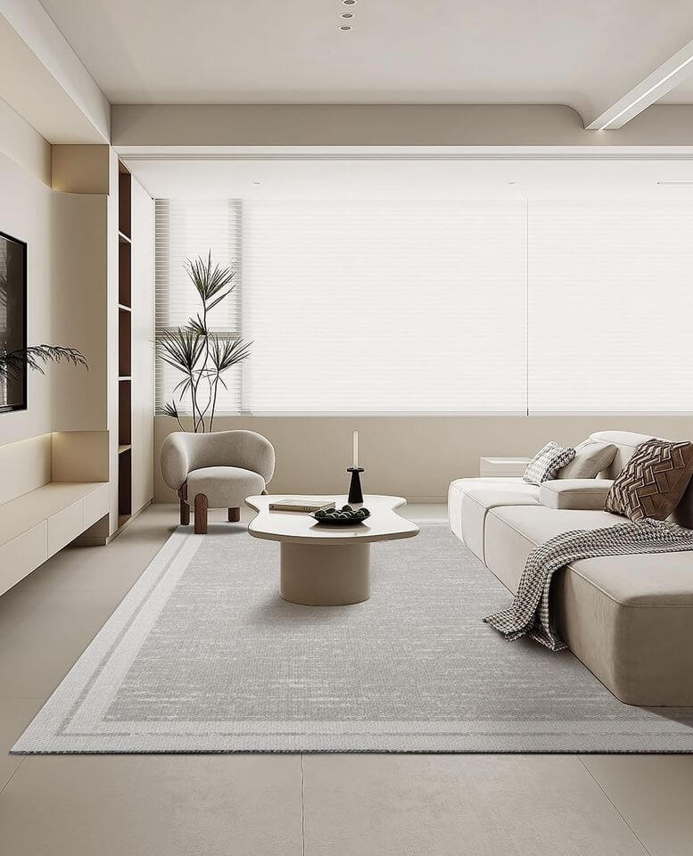 พรม MJhomedesigns HS/NX Series HS-02 ขนาด 160 x 240 ซม. เทา