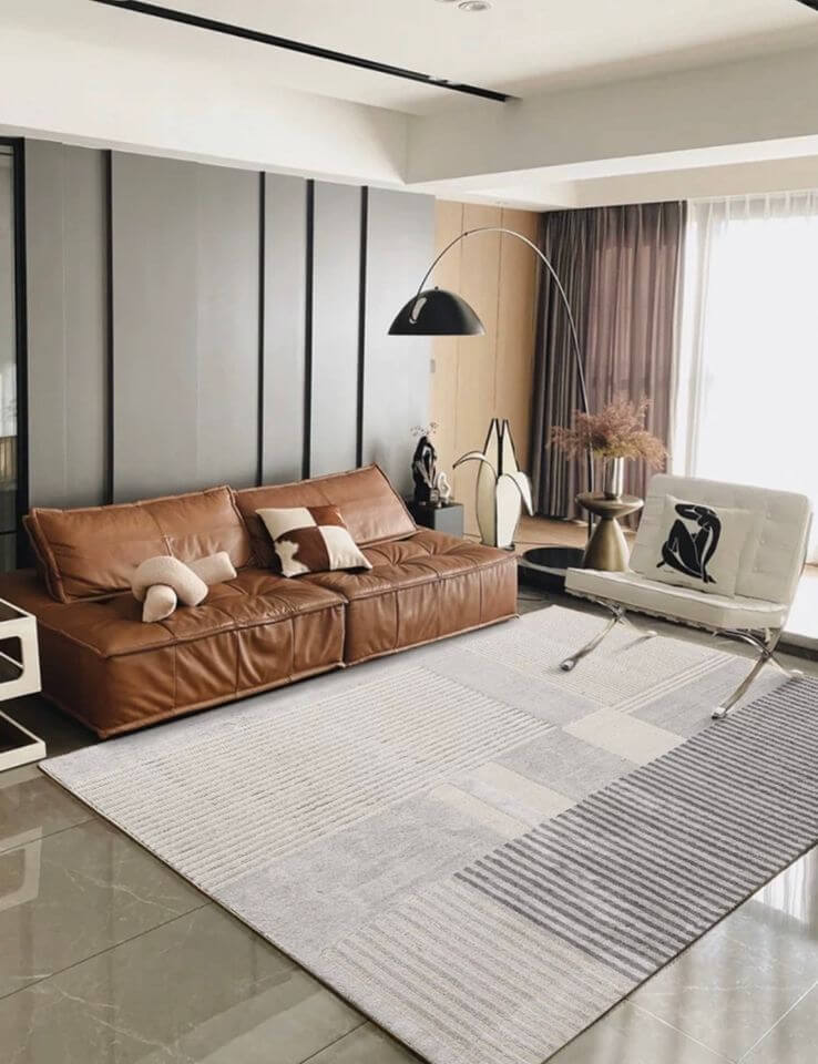 พรม MJhomedesigns Scouting Series LUXE-11 ขนาด 160 x 240 ซม. เทา
