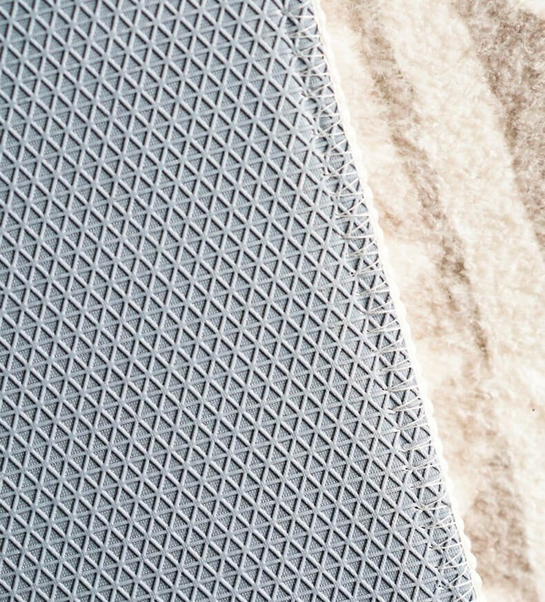 พรม MJhomedesigns Bedside Carpets 120 x 160 ซม. เทา