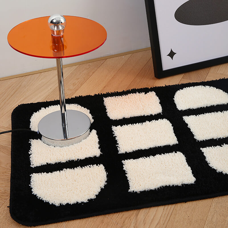 พรม MJhomedesigns Bedside Carpet 60 50 x 160 ซม. ขาว V.1