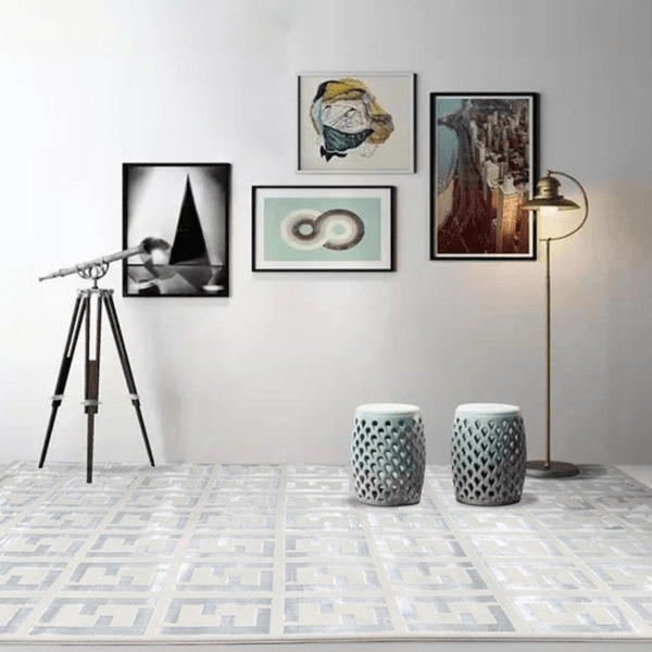 พรม MJhomedesigns Eduardo 2014 Series ขนาด 160 x 230 ซม. เทา