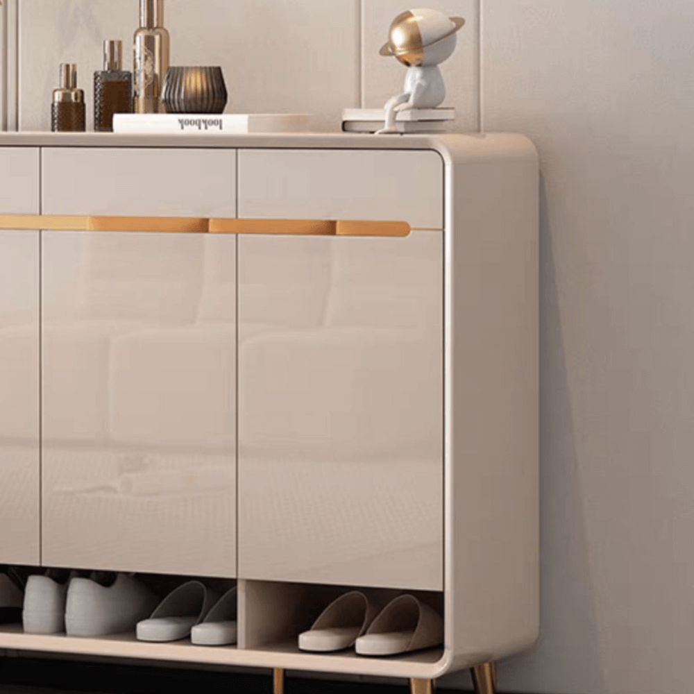 ตู้วางรองเท้า MJhomedesigns TB1094 สีครีม L100xW35xH100 cm_3