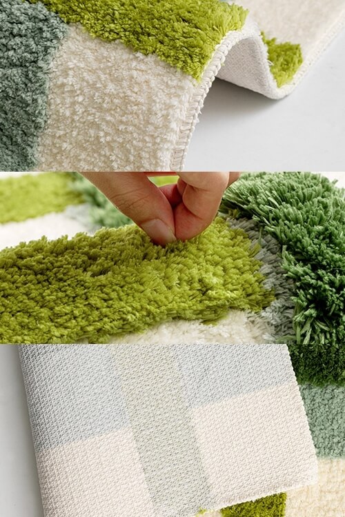 พรม MJhomedesigns Bedside carpet 03 ขนาด 60 x 120 ซม. เขียว