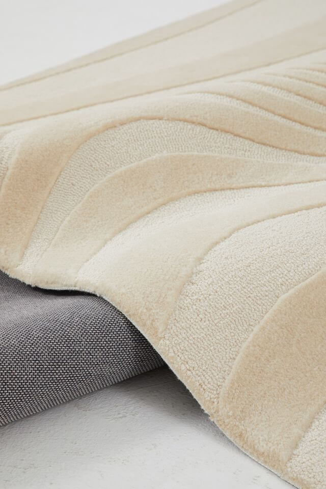 พรม MJhomedesigns Line Series XT-06 ขนาด 160 x 230 ซม. ครีม_4