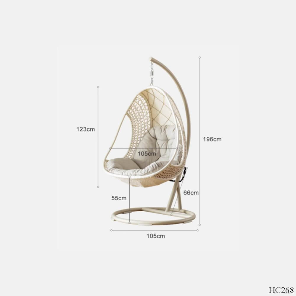 เก้าอี้ชิงช้า MJHOMEDESIGNS HC268 L105XW105XH196 CM