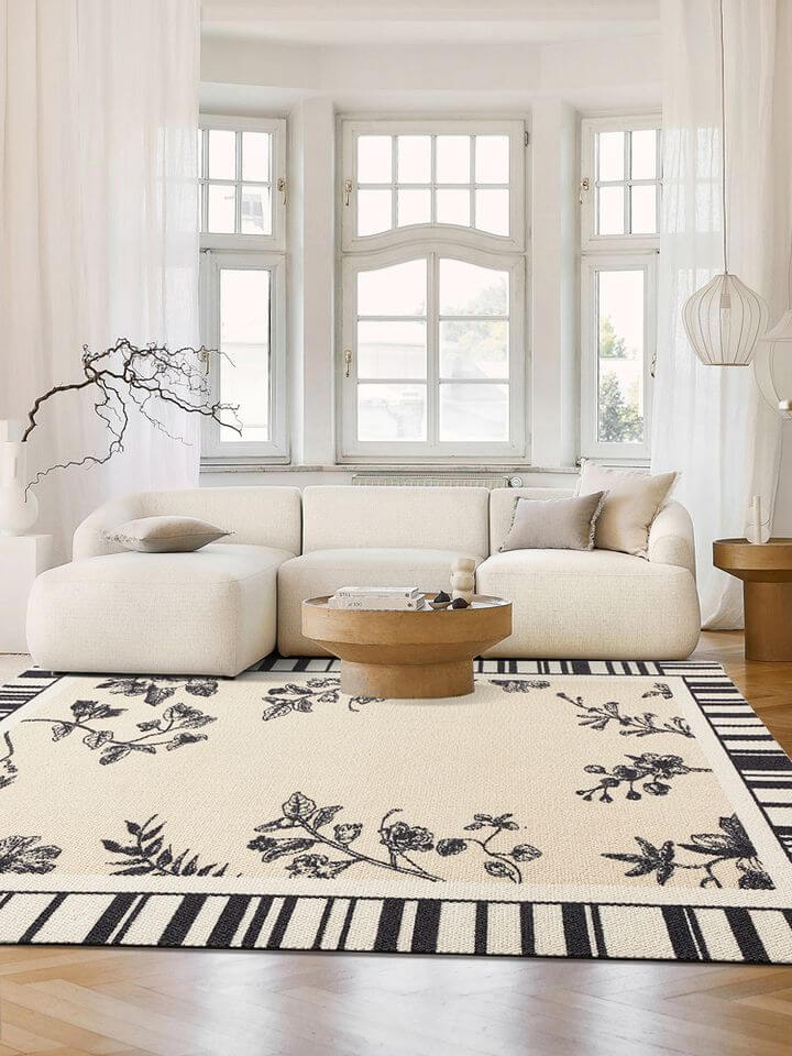 พรม MJhomedesigns Moxun Series ขนาด 160 x 230 ซม. ครีม