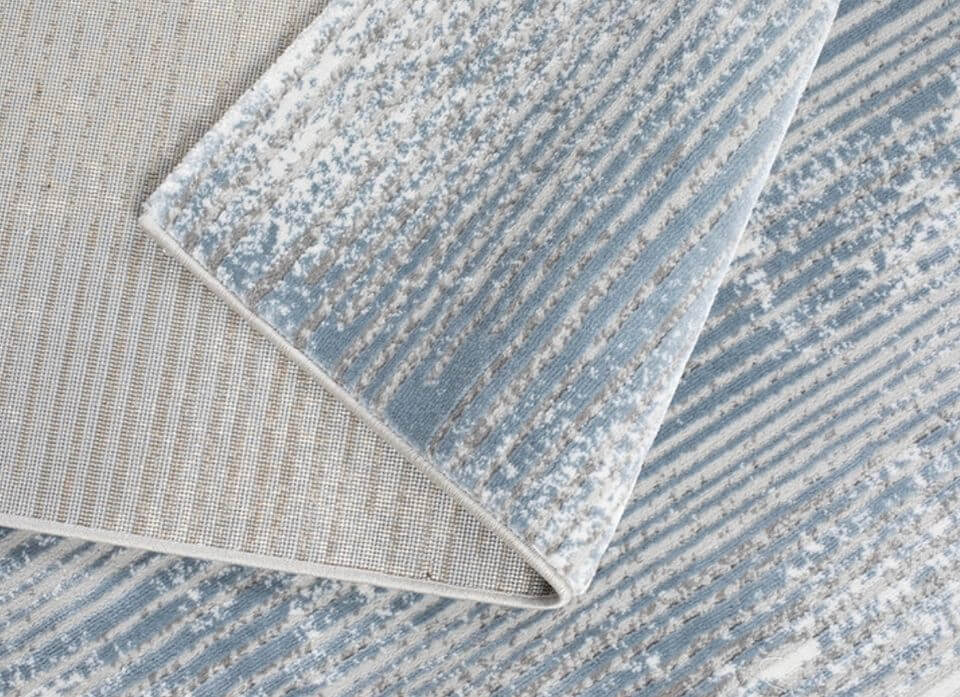 พรม MJhomedesigns Premium Carpet lreland-01 ขนาด 160 x 230 ซม. ฟ้า
