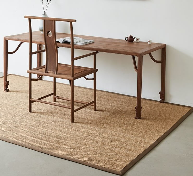 พรม MJhomedesigns Fishbone Series 100x150 ซม. น้ำตาล