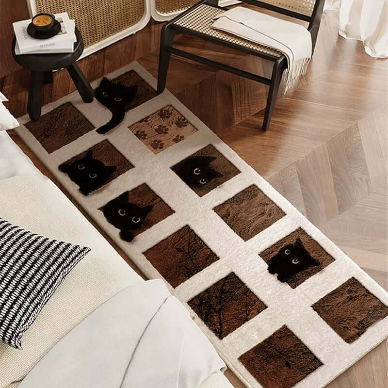 พรม MJhomedesigns Bedside Carpet 65 80x160 ซม. น้ำตาล