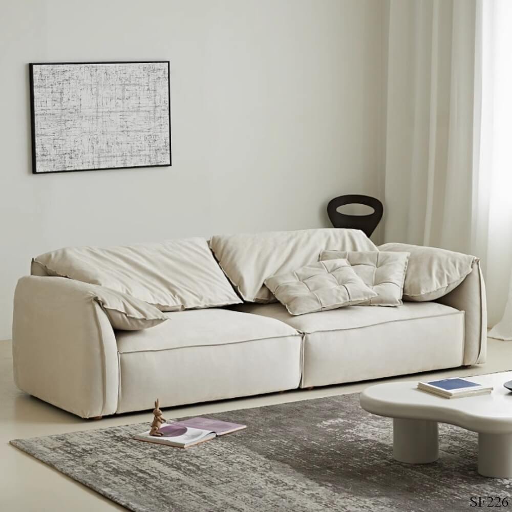 โซฟา MJhomedesigns SF226 เบจ L220xW106xH67 cm