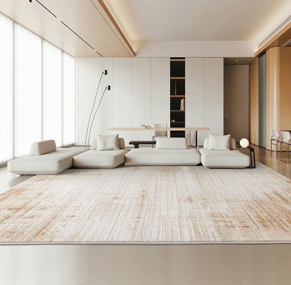 พรม MJhomedesigns Premium Carpet 94 - KQ 25 ขนาด 90 x 200 ซม. น้ำตาล