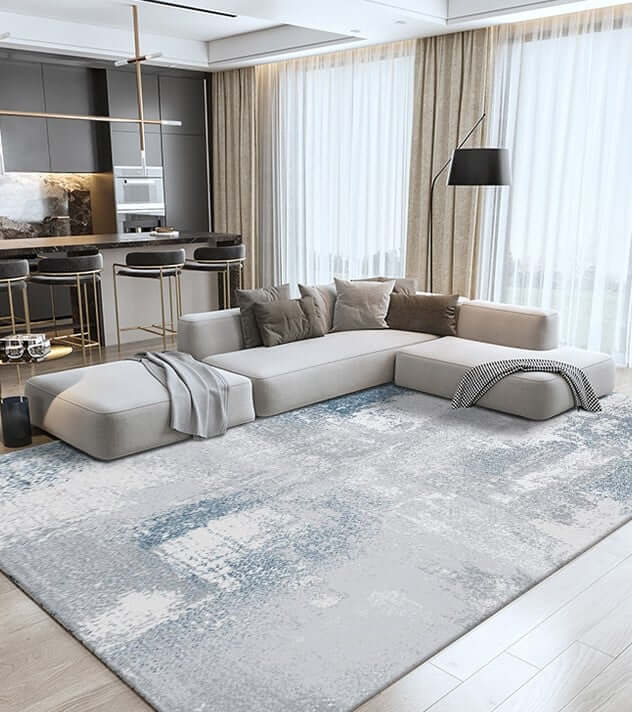 พรม MJhomedesigns Soft Style Carpet 06 ขนาด 120 x 160 ซม. เทา