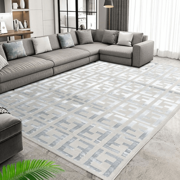 พรม MJhomedesigns Eduardo 2014 Series ขนาด 160 x 230 ซม. เทา