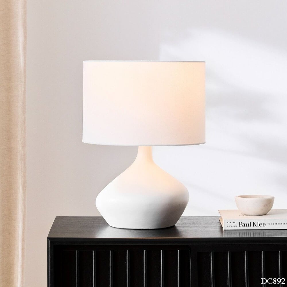 โคมไฟตั้งโต๊ะ MJhomedesigns DC892 สีขาว L28xH40 cm_3