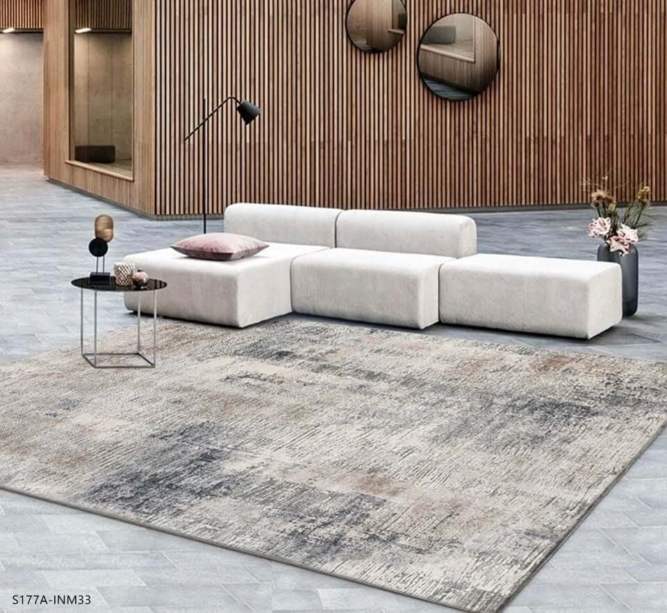 พรม MJhomedesigns InvistaSeries INVS177A ขนาด 160 x 230 ซม. เทา