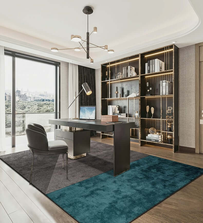 พรม MJhomedesigns Premium Nylon Carpet 01GR ขนาด 160 x 230 ซม. เทา-เขียว