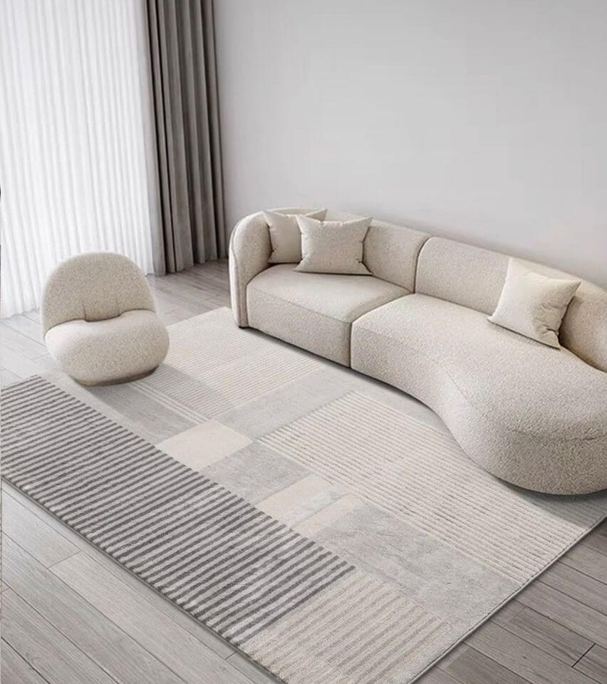 พรม MJhomedesigns Scouting Series LUXE-11 ขนาด 160 x 240 ซม. เทา