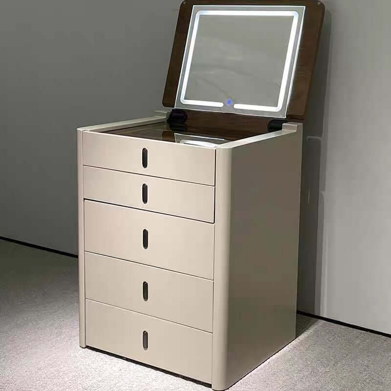 โต๊ะเครื่องแป้ง MJhomedesigns TB1232 สีครีม L60xW50xH81 cm_4