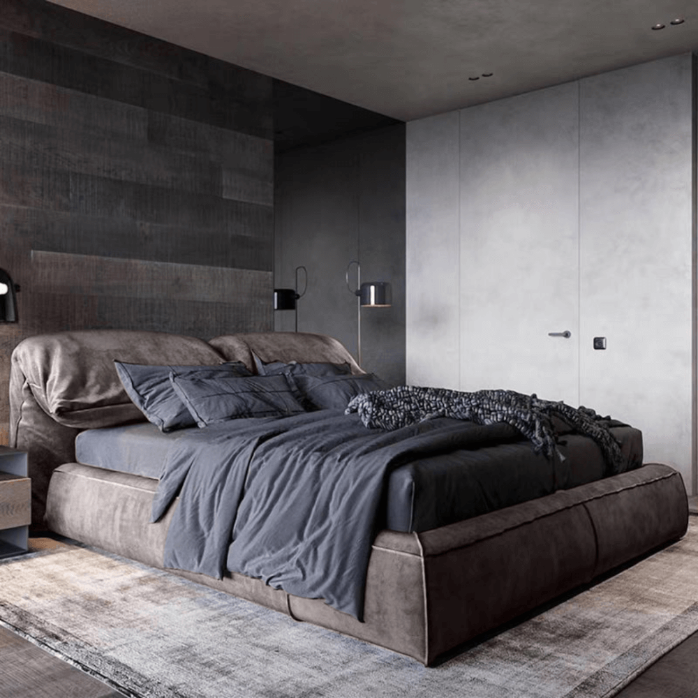 เตียงนอน Mjhomedesigns DC939 6ft: L212xW235xH88 cm