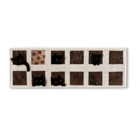 พรม MJhomedesigns Bedside Carpet 65 80x160 ซม. น้ำตาล_0