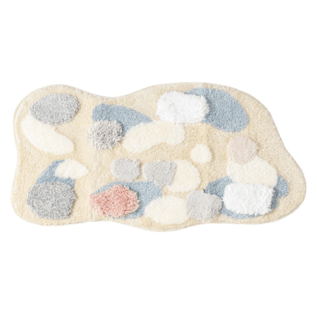 พรม MJhomedesigns Bedside Carpet 14 60 x 90 ซม. ครีม_0