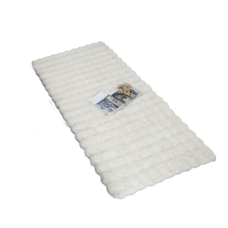 พรม MJhomedesigns Bedside Carpet 59 60 x 120 ซม. ครีม_0