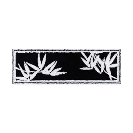 พรม MJhomedesigns Bedside Carpet 64 ขนาด 50 x 150 ซม. ดำ_0