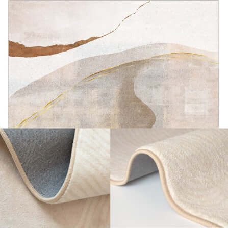 พรม MJhomedesigns Nordic Carpet 16 ขนาด 140 x 200 ซม. ครีม_0