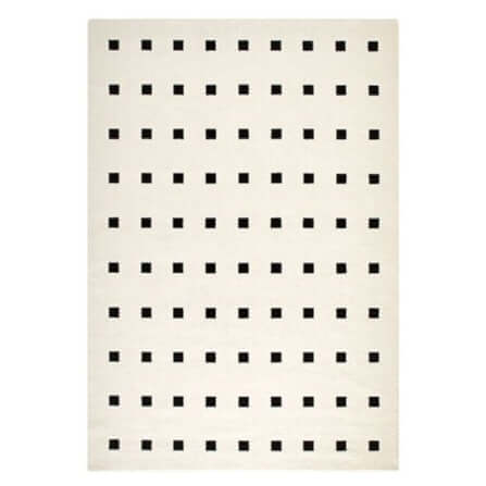 พรม MJhomedesigns Black Grid Series ขนาด 160 x 230 ซม. ครีม_0