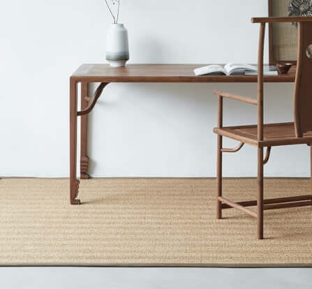พรม MJhomedesigns Fishbone Series 100x150 ซม. น้ำตาล_1