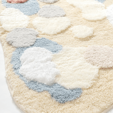 พรม MJhomedesigns Bedside Carpet 14 60 x 90 ซม. ครีม_1