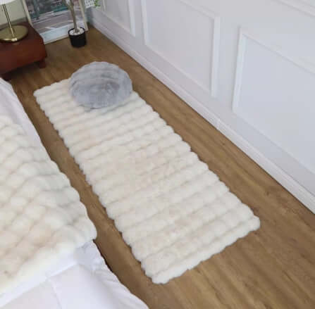 พรม MJhomedesigns Bedside Carpet 59 60 x 120 ซม. ครีม_1
