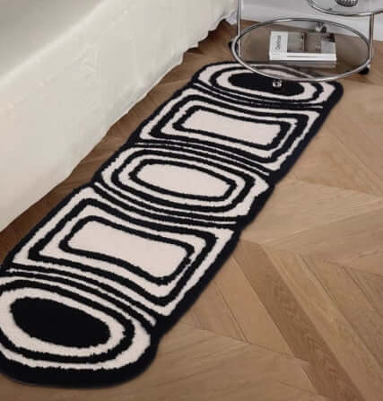 พรม MJhomedesigns Bedside Carpet 60 50 x 160 ซม. ขาว V2_1