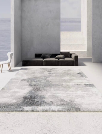 พรม MJhomedesigns Soft Carpet 02 ขนาด 120 x 160 ซม. เทา_1