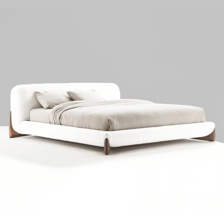 เตียงนอน Mjhomedesigns DC621 สีขาว 6ft:L180xW200xH94 cm_1