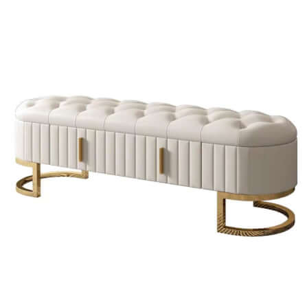 โซฟา MJhomedesigns SF085 สีขาว L150xW40xH50 cm_1