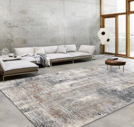 พรม MJhomedesigns InvistaSeries INVS177A ขนาด 160 x 230 ซม. เทา_1