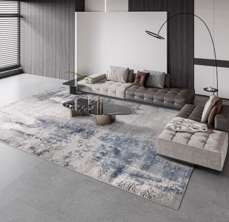 พรม MJhomedesigns Ireland series 26 ขนาด 160 x 230 ซม. เทา_1