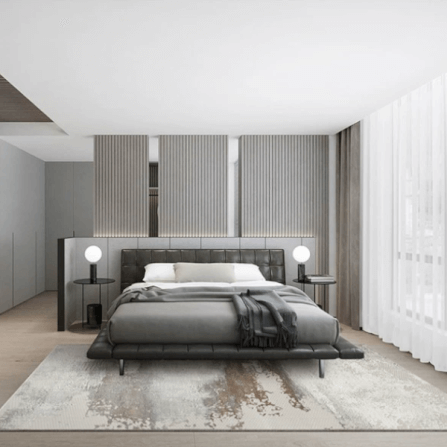 พรม MJhomedesigns Seville Series ขนาด 160x230 ซม. เทา_1