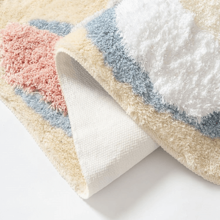 พรม MJhomedesigns Bedside Carpet 14 60 x 90 ซม. ครีม_2