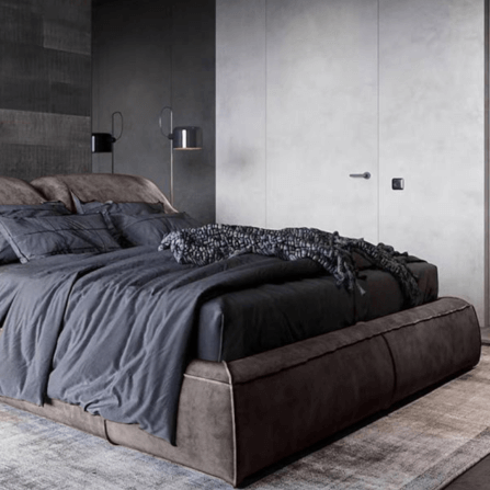 เตียงนอน Mjhomedesigns DC939 6ft: L212xW235xH88 cm_2