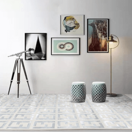 พรม MJhomedesigns Eduardo 2014 Series ขนาด 160 x 230 ซม. เทา_3