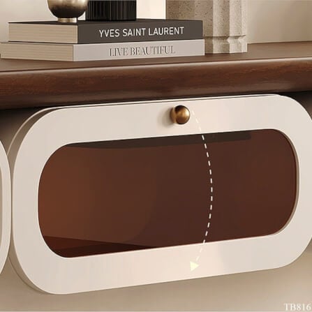 ตู้วางทีวี MJhomedesigns TB816 สีครีม L240xW34xH28 cm_3