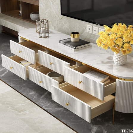 ตู้วางทีวี MJhomedesigns TB786 สีขาว L180xW40xH47 cm_3