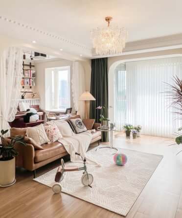 พรม MJhomedesigns Raphael Series STRH-02 ขนาด 160 x 230 ซม. ครีม_3