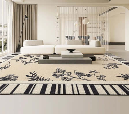 พรม MJhomedesigns Moxun Series ขนาด 160 x 230 ซม. ครีม_3