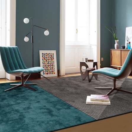 พรม MJhomedesigns Premium Nylon Carpet 01GR ขนาด 160 x 230 ซม. เทา-เขียว_3