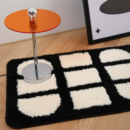 พรม MJhomedesigns Bedside Carpet 60 50 x 160 ซม. ขาว V2_4